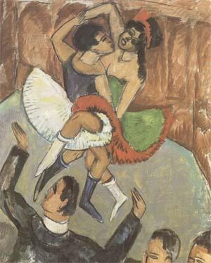 Ernst Ludwig Kirchner Negro Dance (mk09) Norge oil painting art